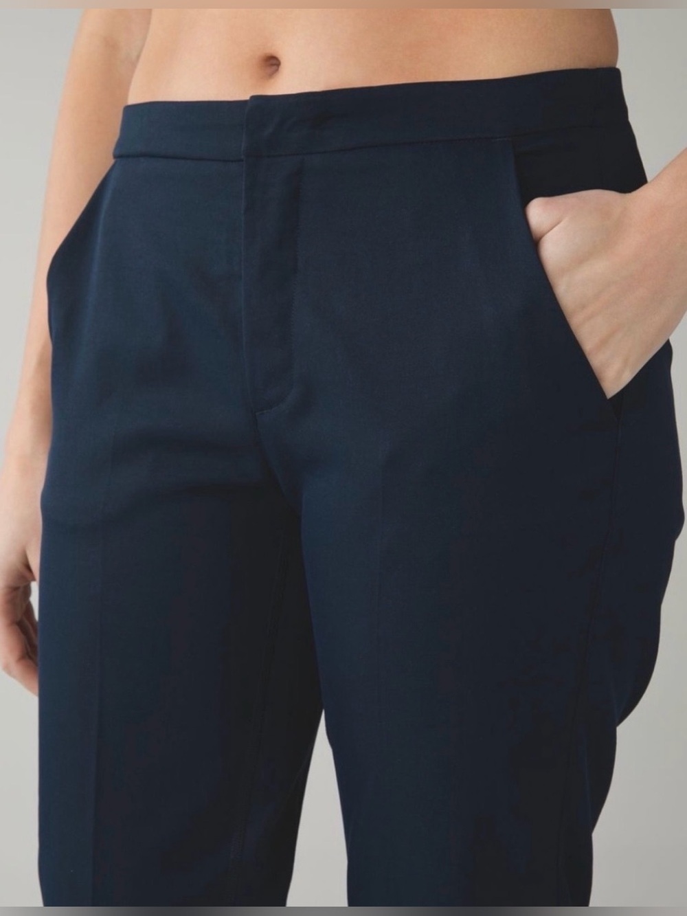 Lululemon &go City Trek Trouser Inkwell Navy Sz 2 Performance Polished Workwear